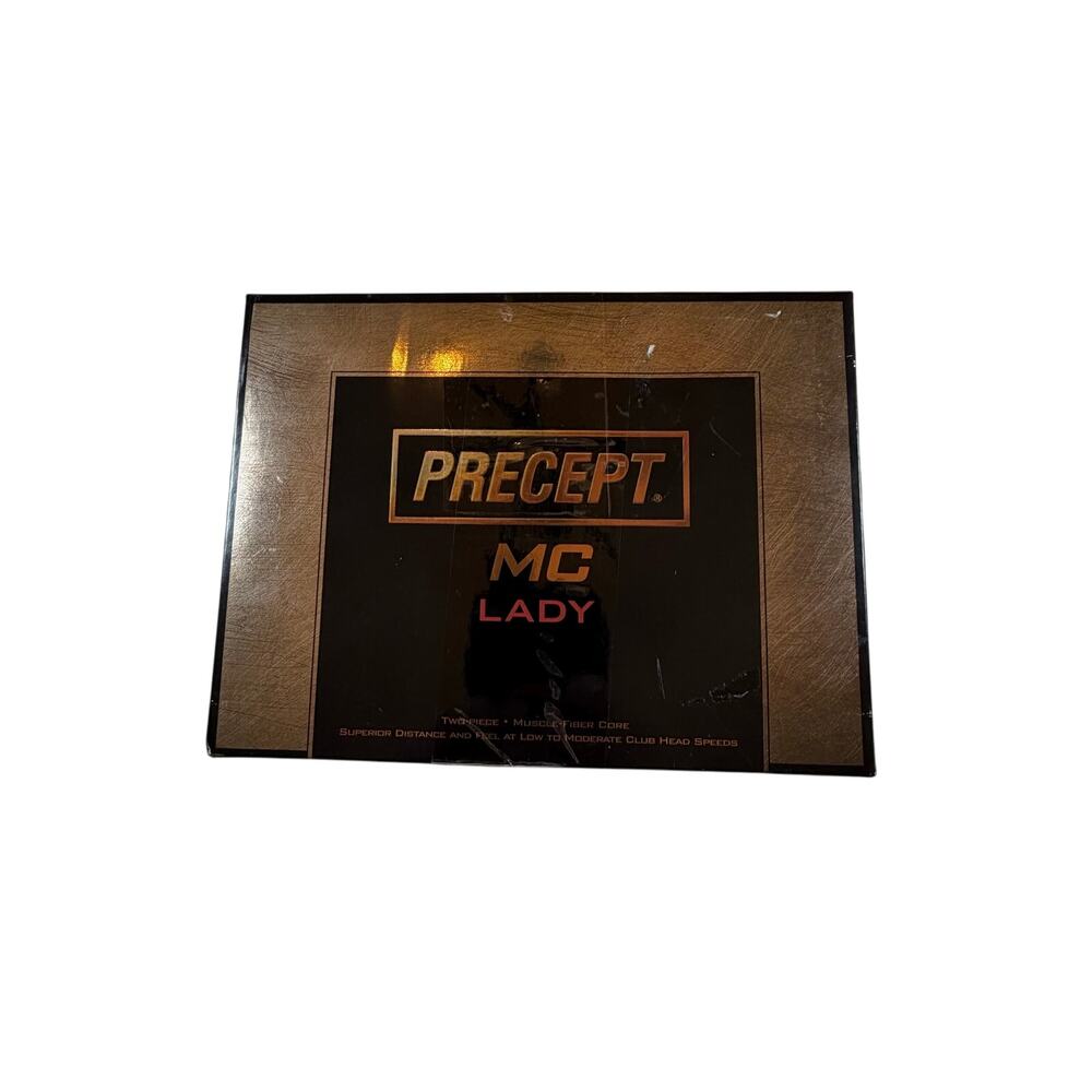 NIB Precept MC Lady 1 Dozen Golf Balls Muscle Fiber Core Control Feel White
